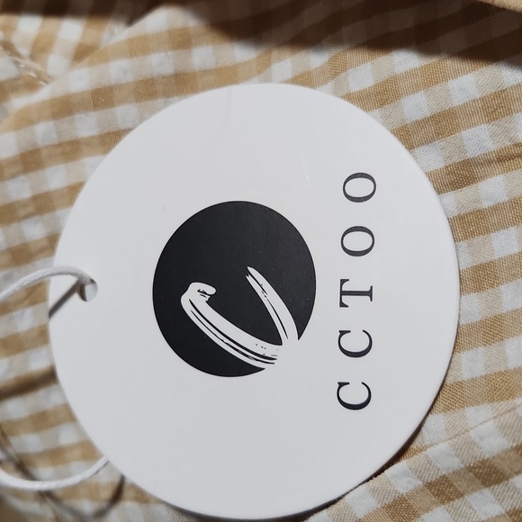 CCTOO Women's Yellow  Button-Down Dress Size L. - Picture 13 of 13